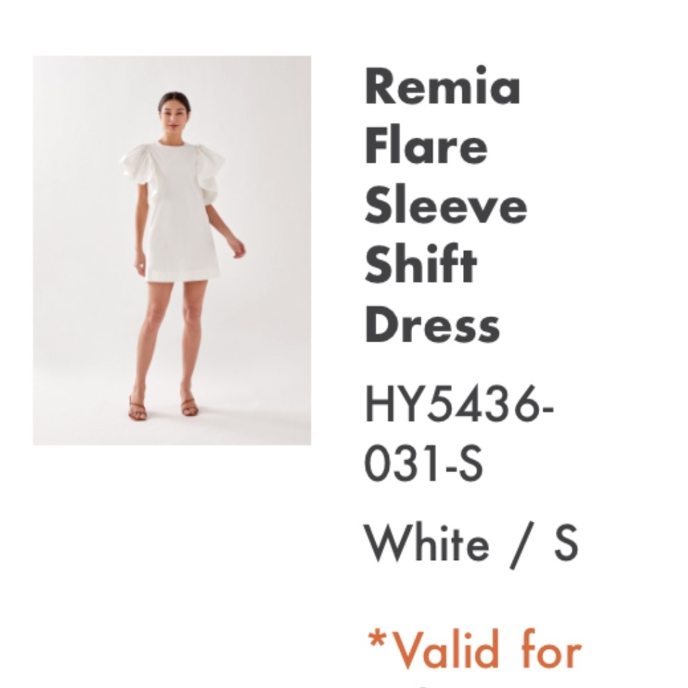 NWT Love Bonito Remia Flare Sleeve Shift Dress - Picture 2 of 7